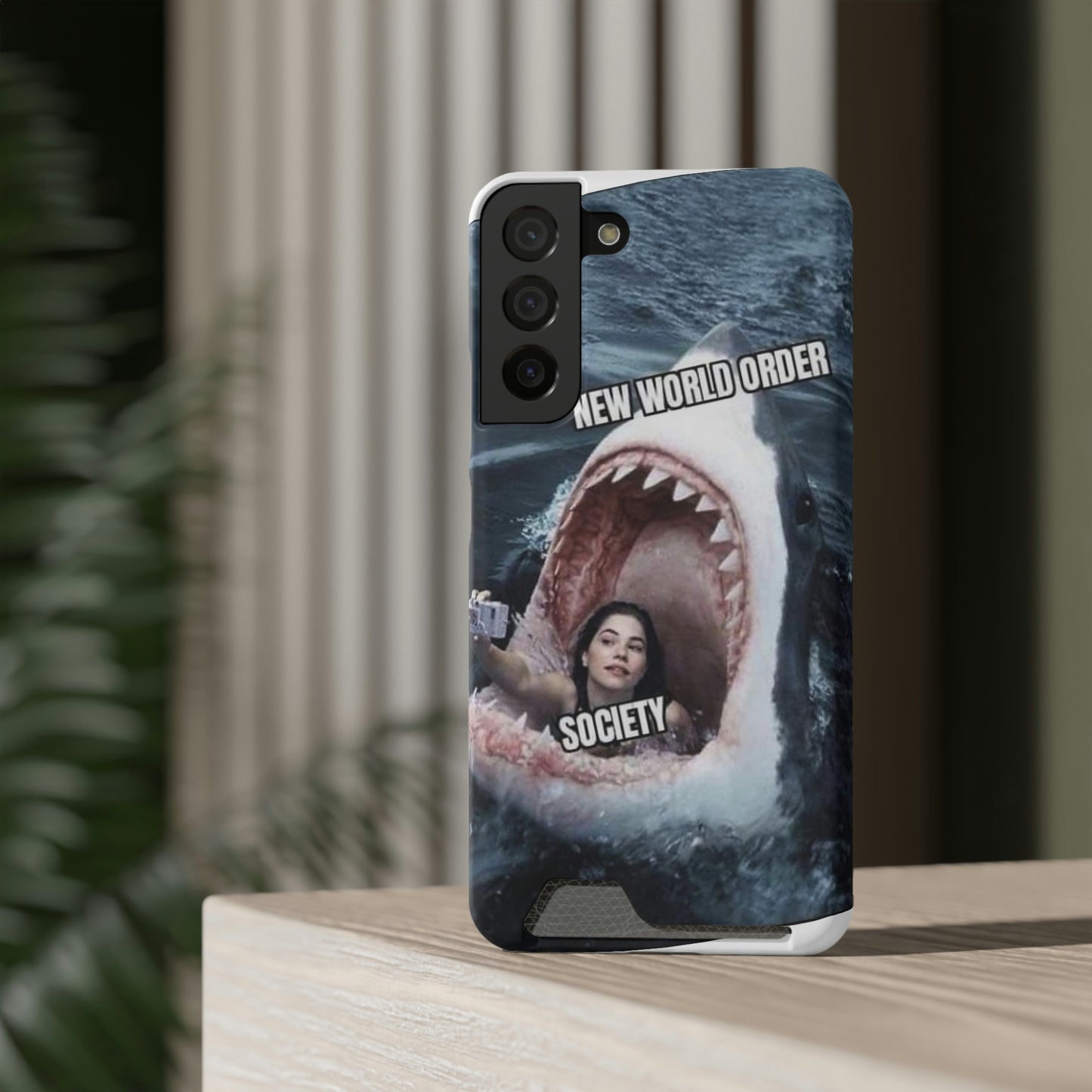 “NWO Selfie” tm Phone Case With Card Holder