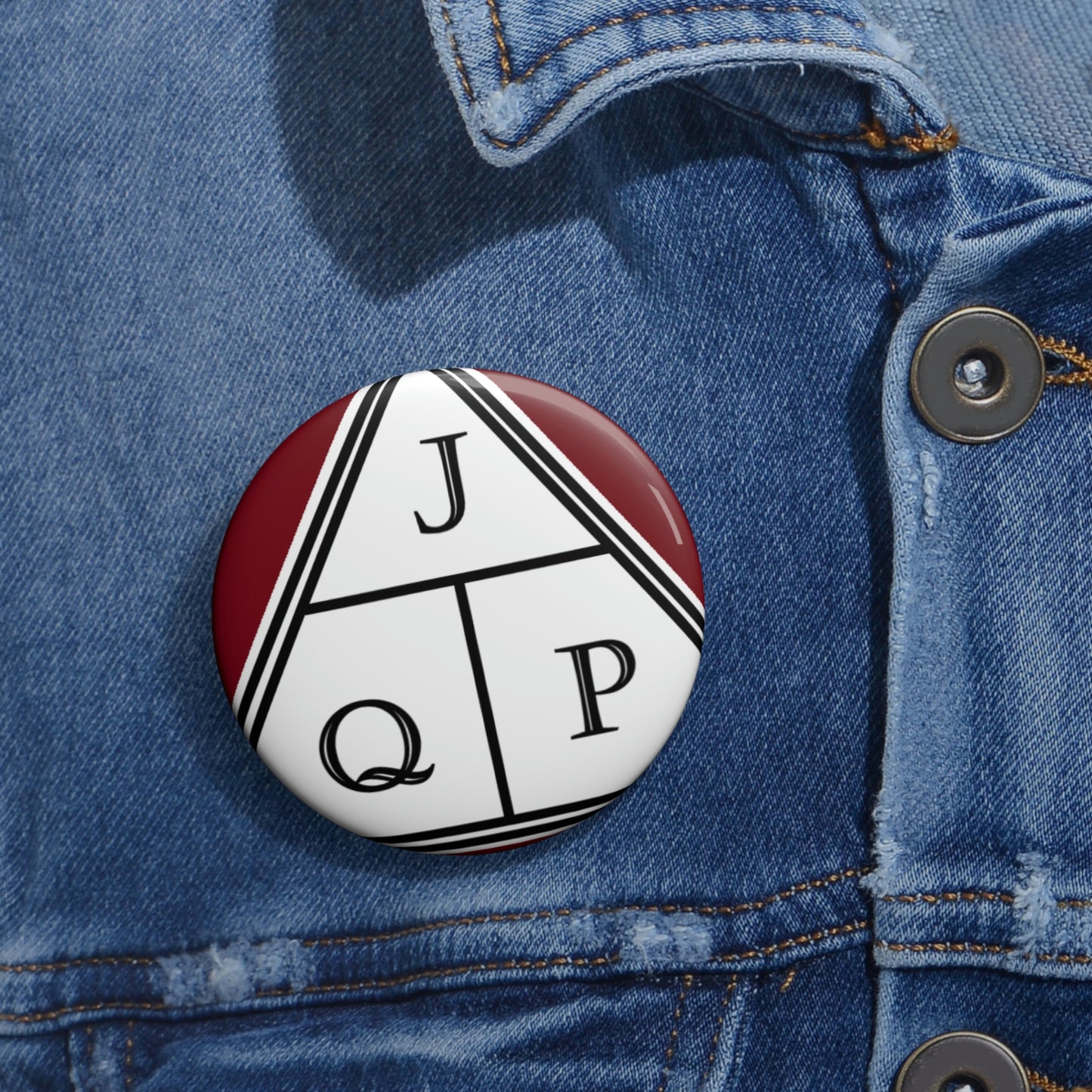 JQP Pin Buttons - Maroon