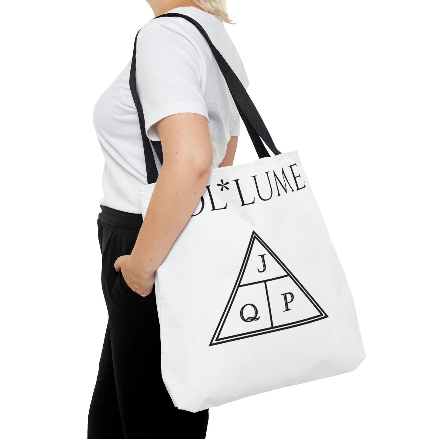 JQPs' VOL*LUME AOP Tote Bag