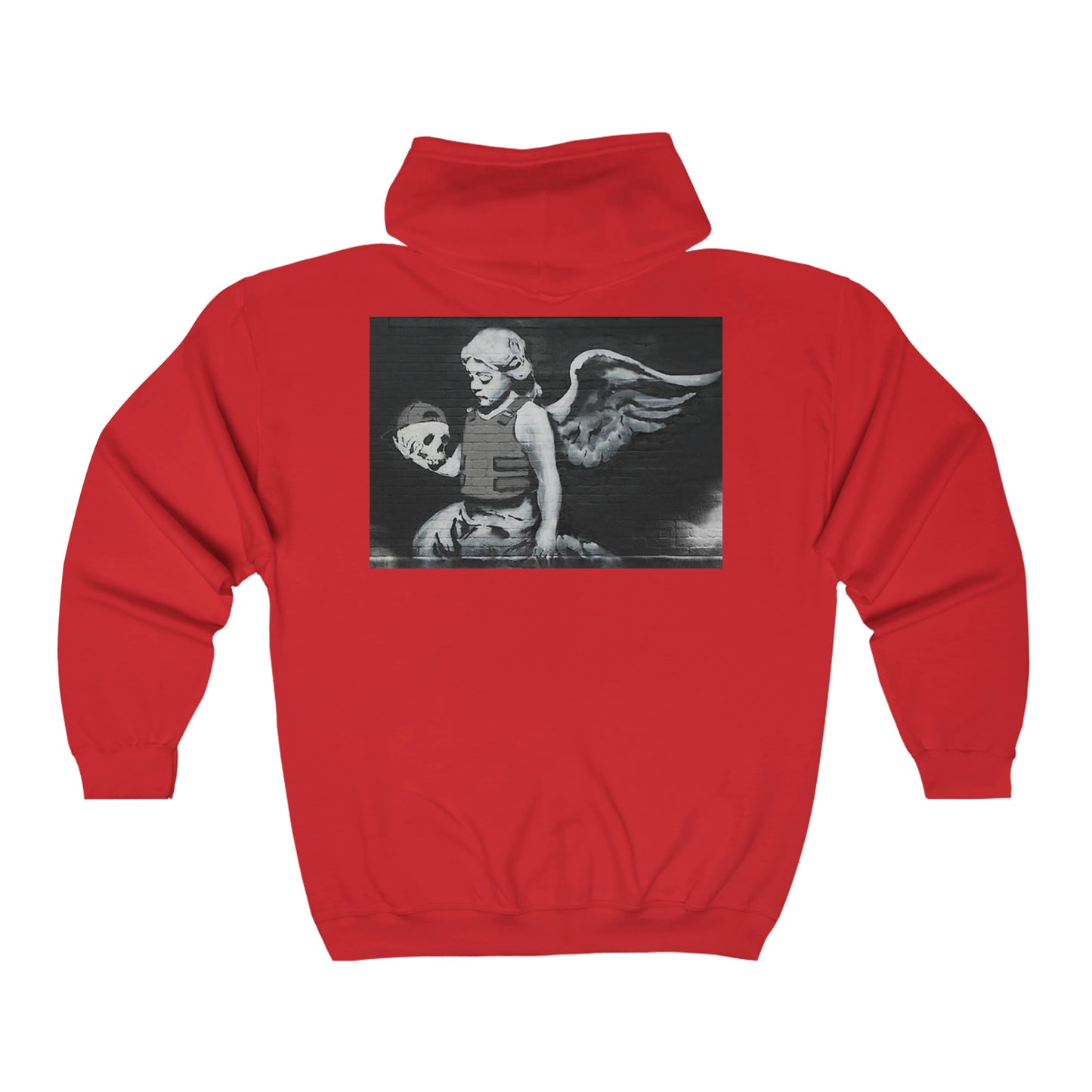 "Angel of Youth" Unisex Heavy Blend™ Full Zip Hooded Sweatshirt