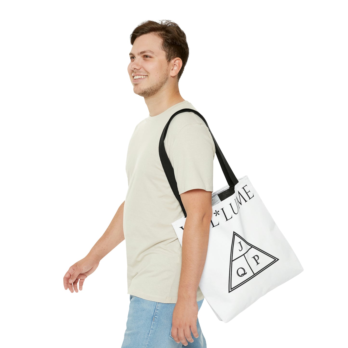 JQPs' VOL*LUME AOP Tote Bag