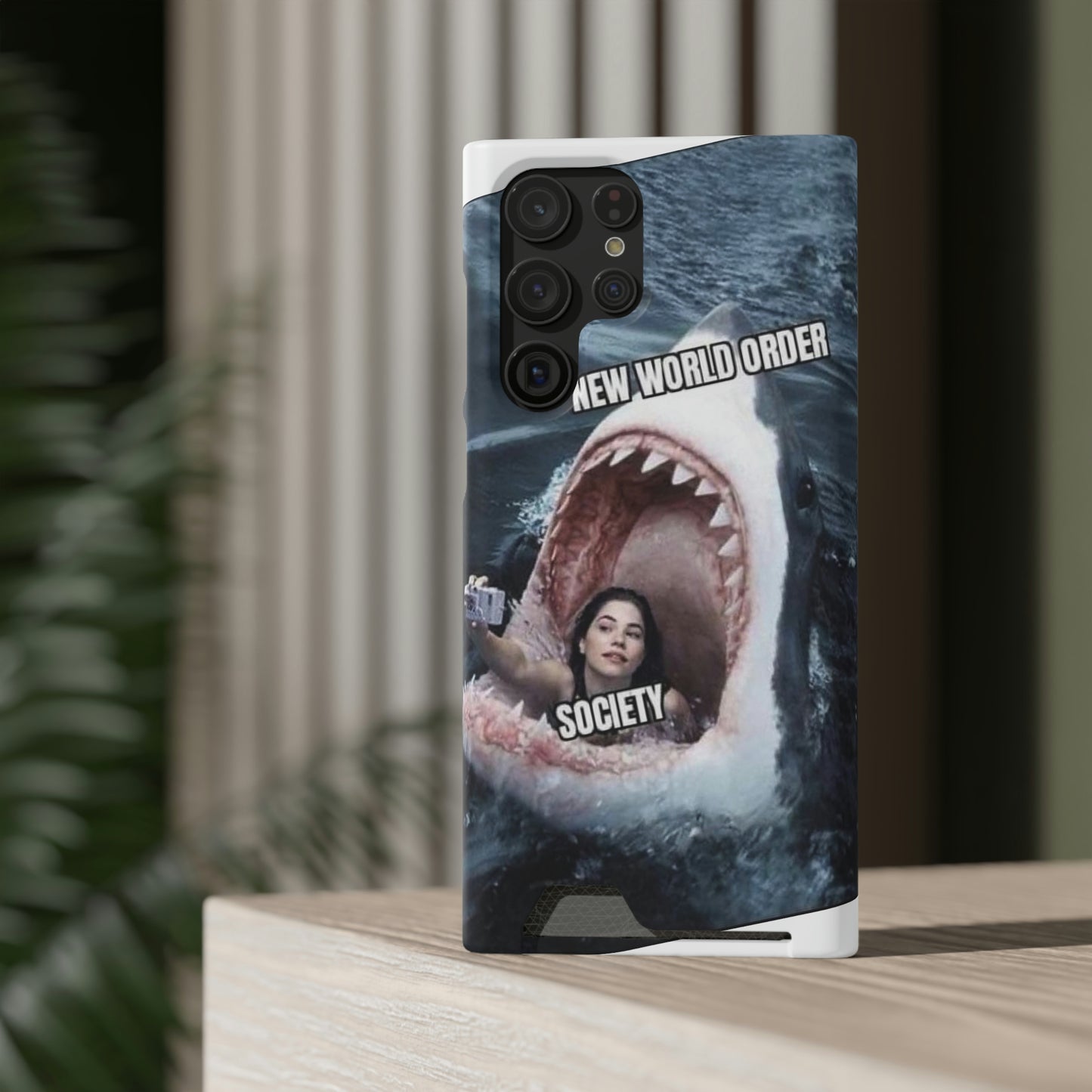 “NWO Selfie” tm Phone Case With Card Holder