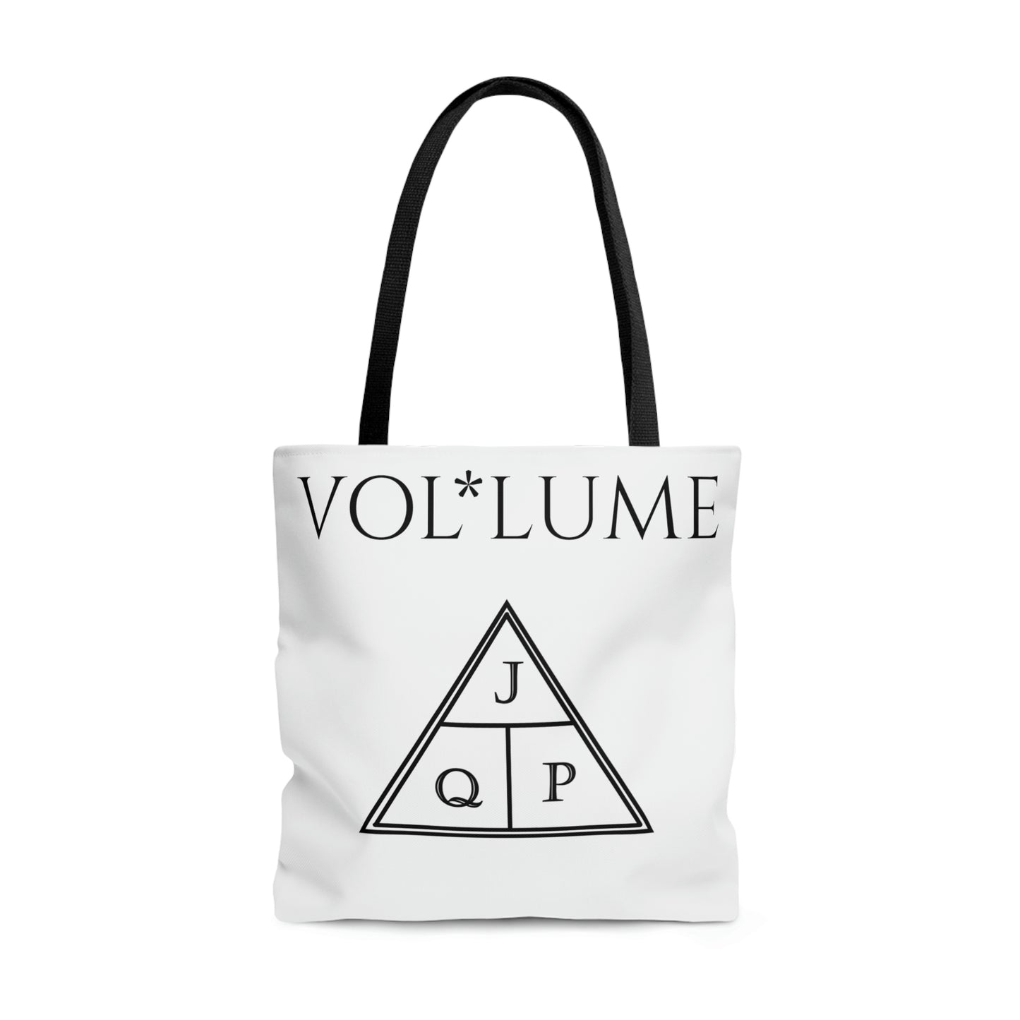 JQPs' VOL*LUME AOP Tote Bag