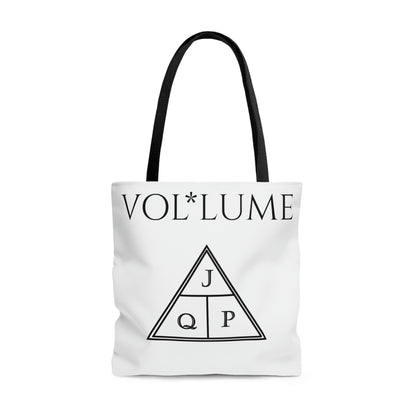 JQPs' VOL*LUME AOP Tote Bag