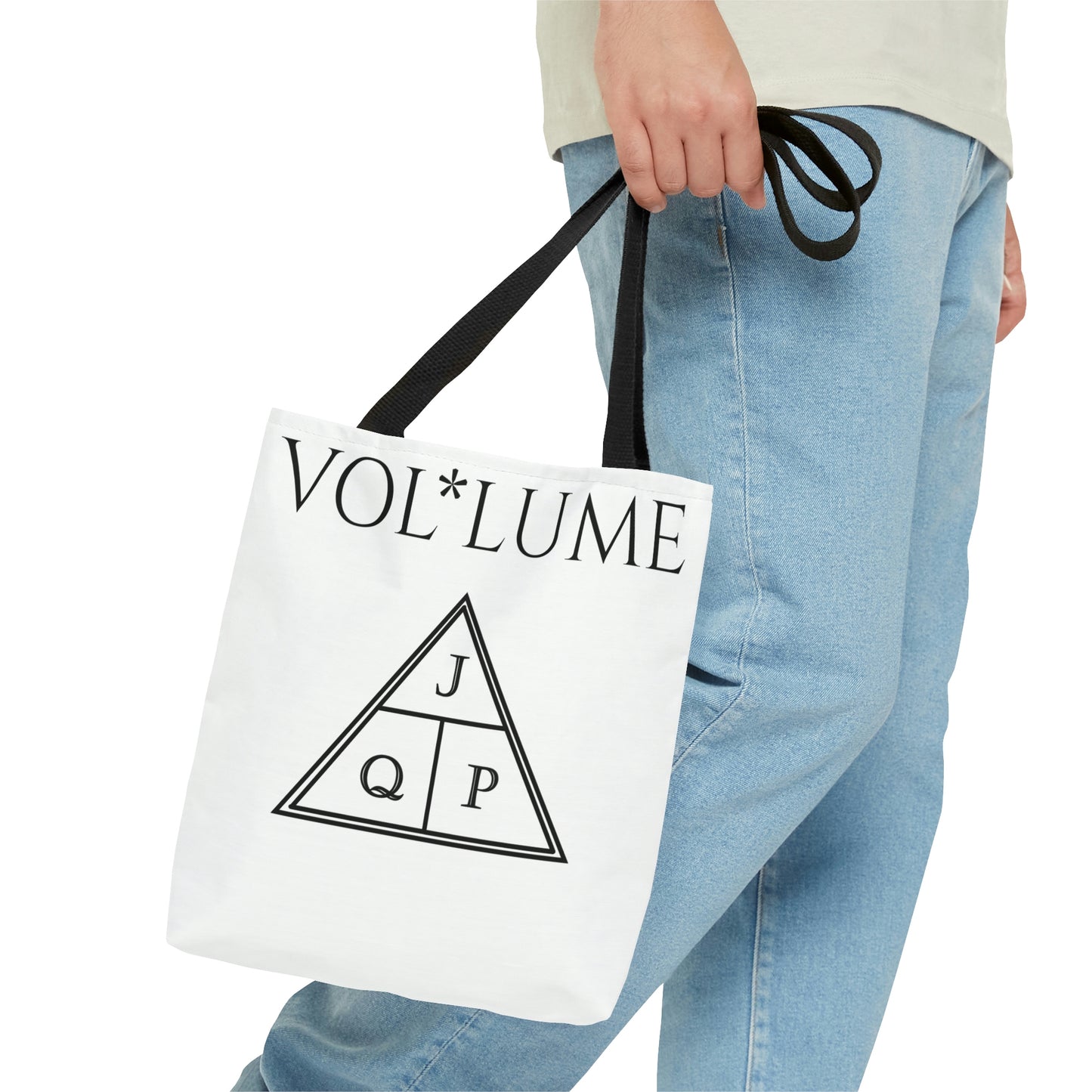 JQPs' VOL*LUME AOP Tote Bag