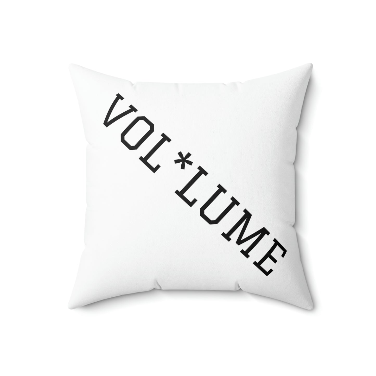 JQPs' VOL*LUME Spun Polyester Square Pillow