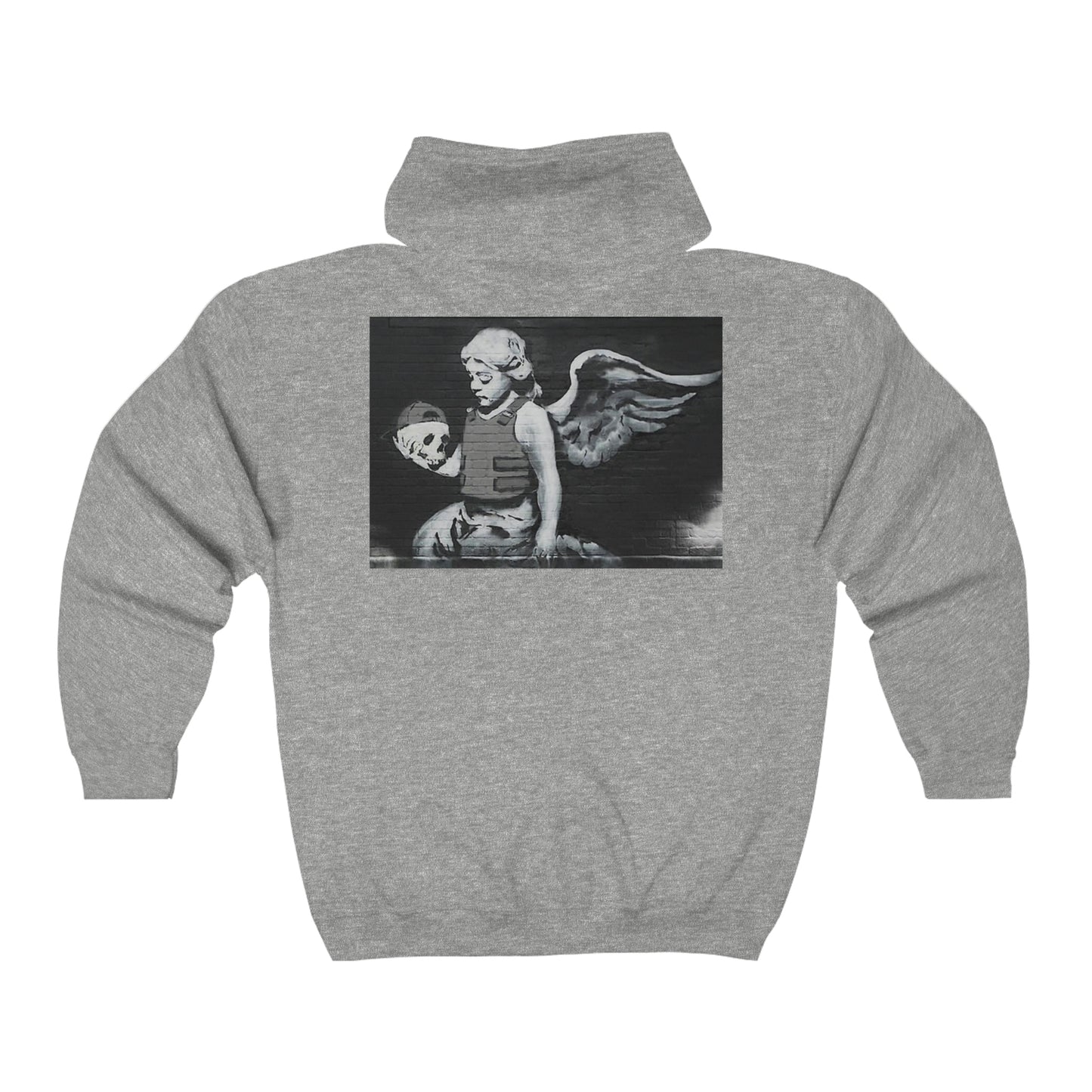 "Angel of Youth" Unisex Heavy Blend™ Full Zip Hooded Sweatshirt