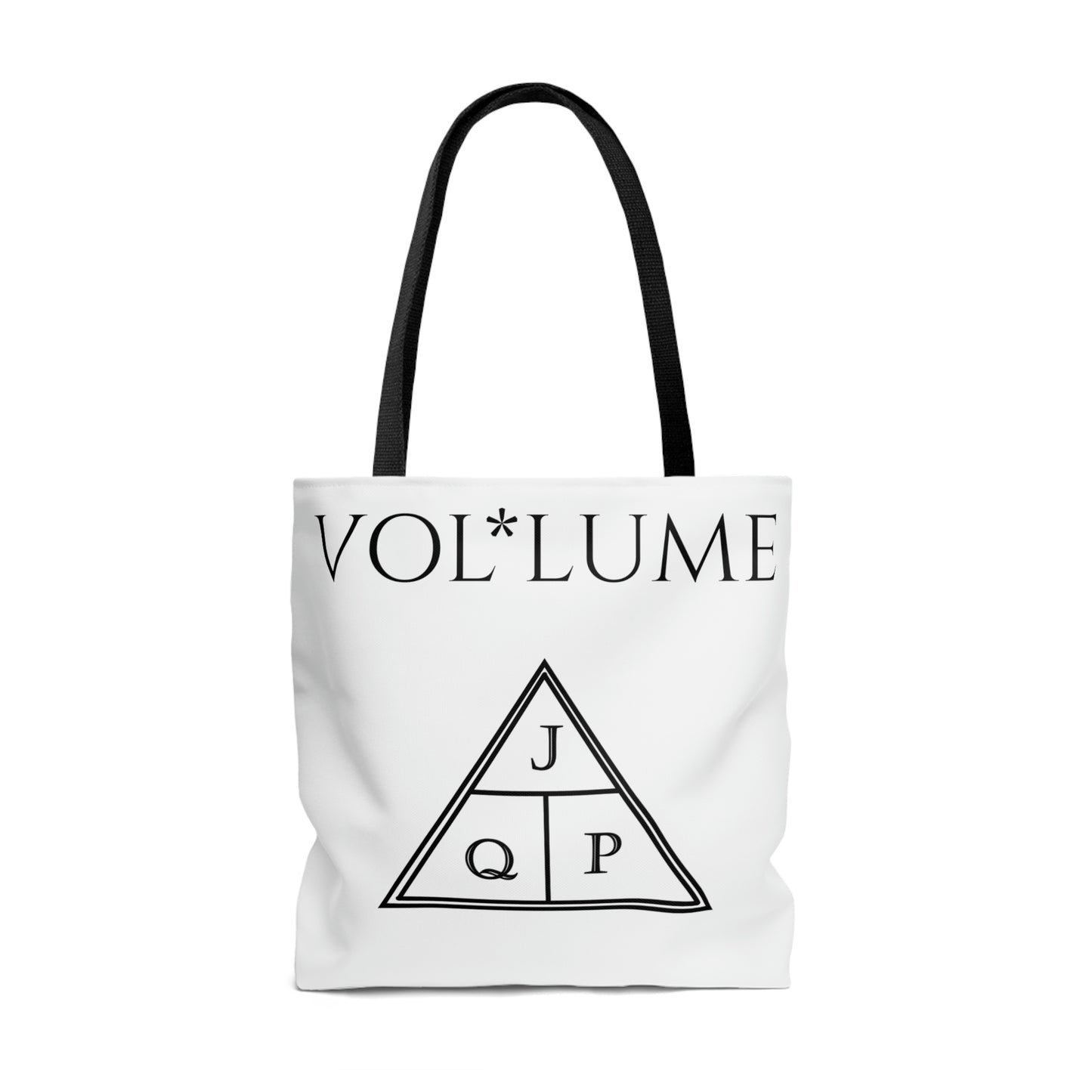 JQPs' VOL*LUME AOP Tote Bag