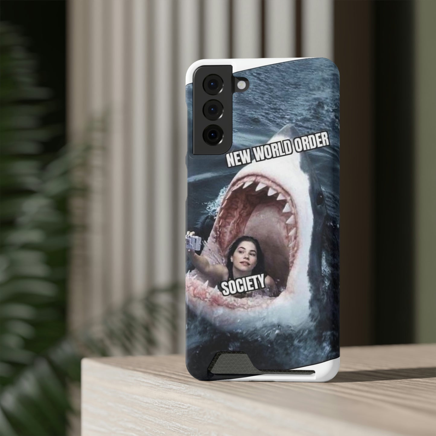 “NWO Selfie” tm Phone Case With Card Holder