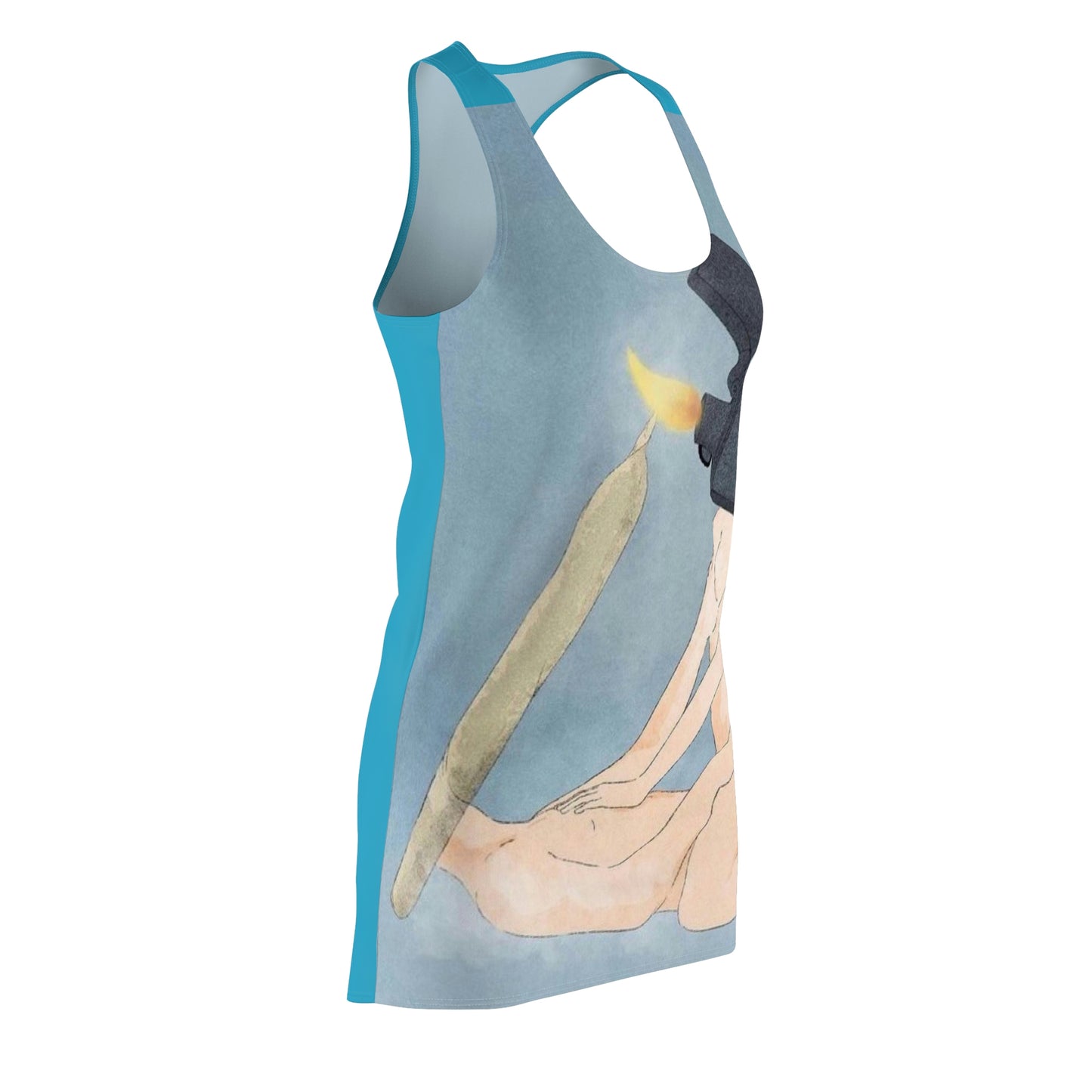 JQPs' "Love Sparks SMOKE" Women's Cut & Sew Racerback Dress