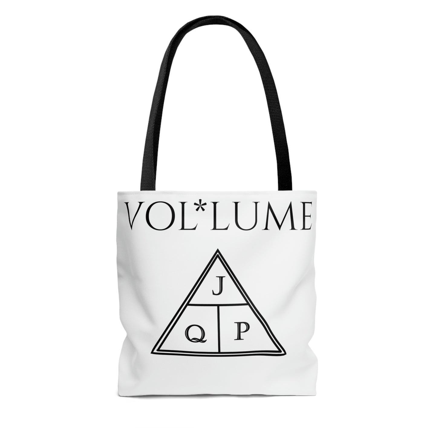 JQPs' VOL*LUME AOP Tote Bag