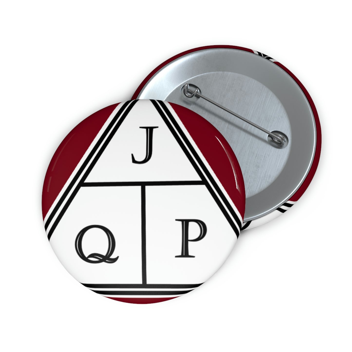 JQP Pin Buttons - Maroon