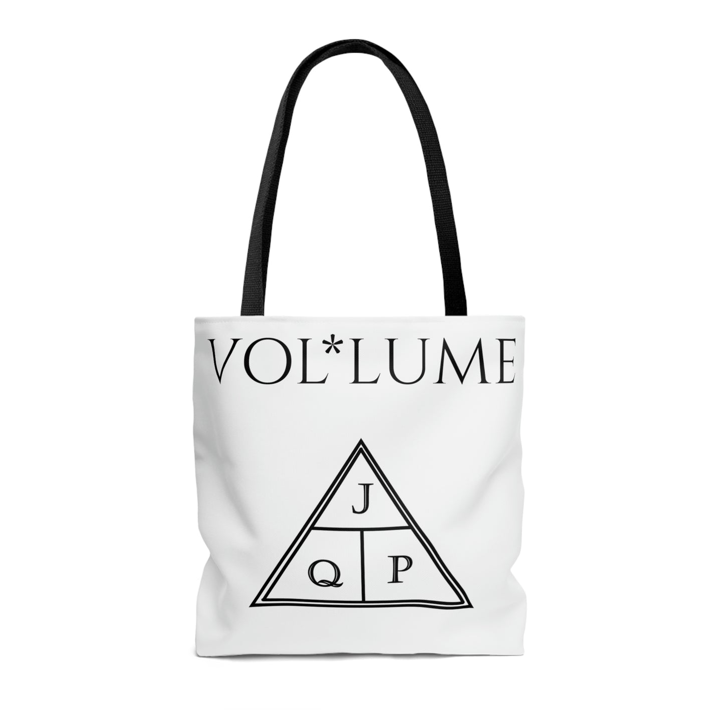 JQPs' VOL*LUME AOP Tote Bag