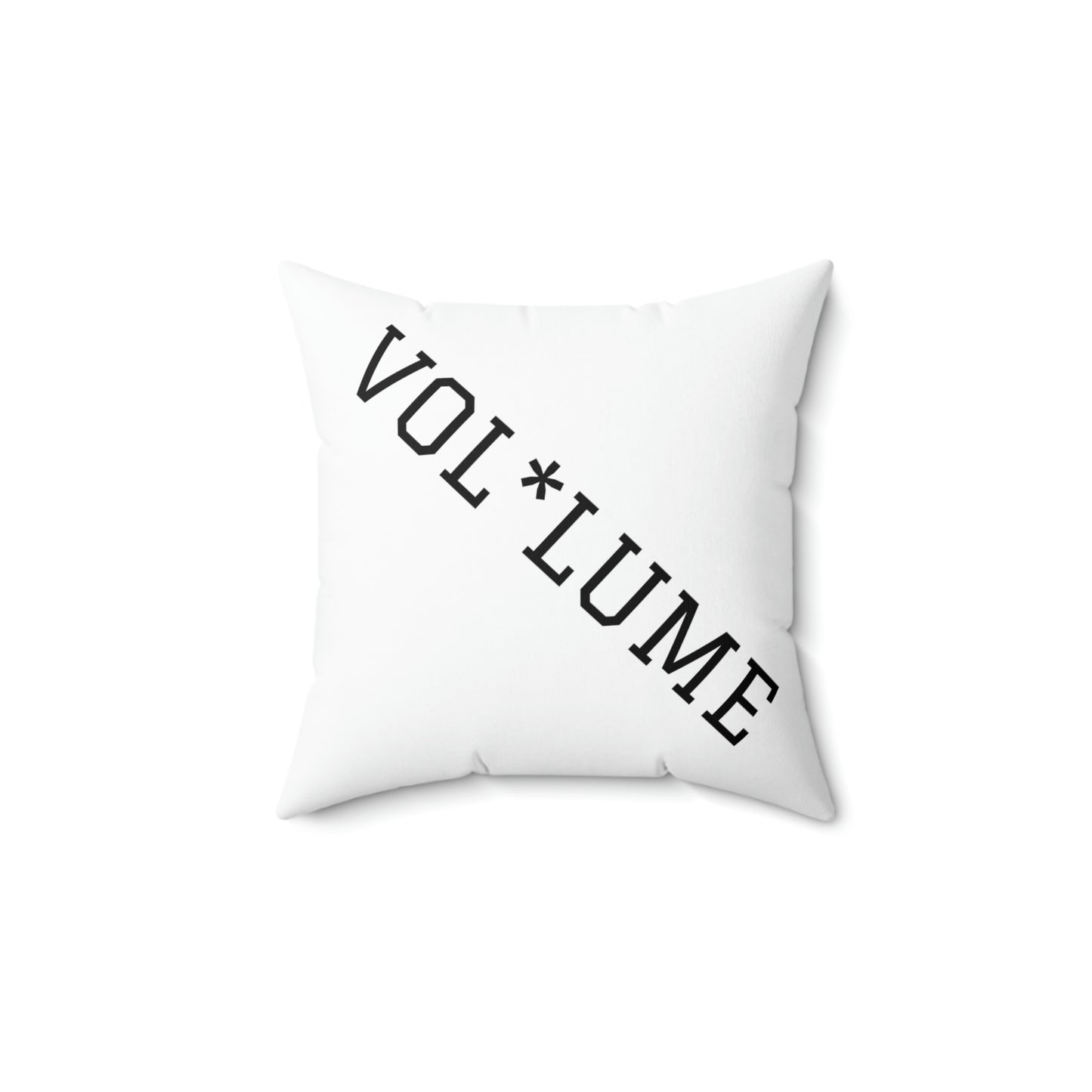 JQPs' VOL*LUME Spun Polyester Square Pillow