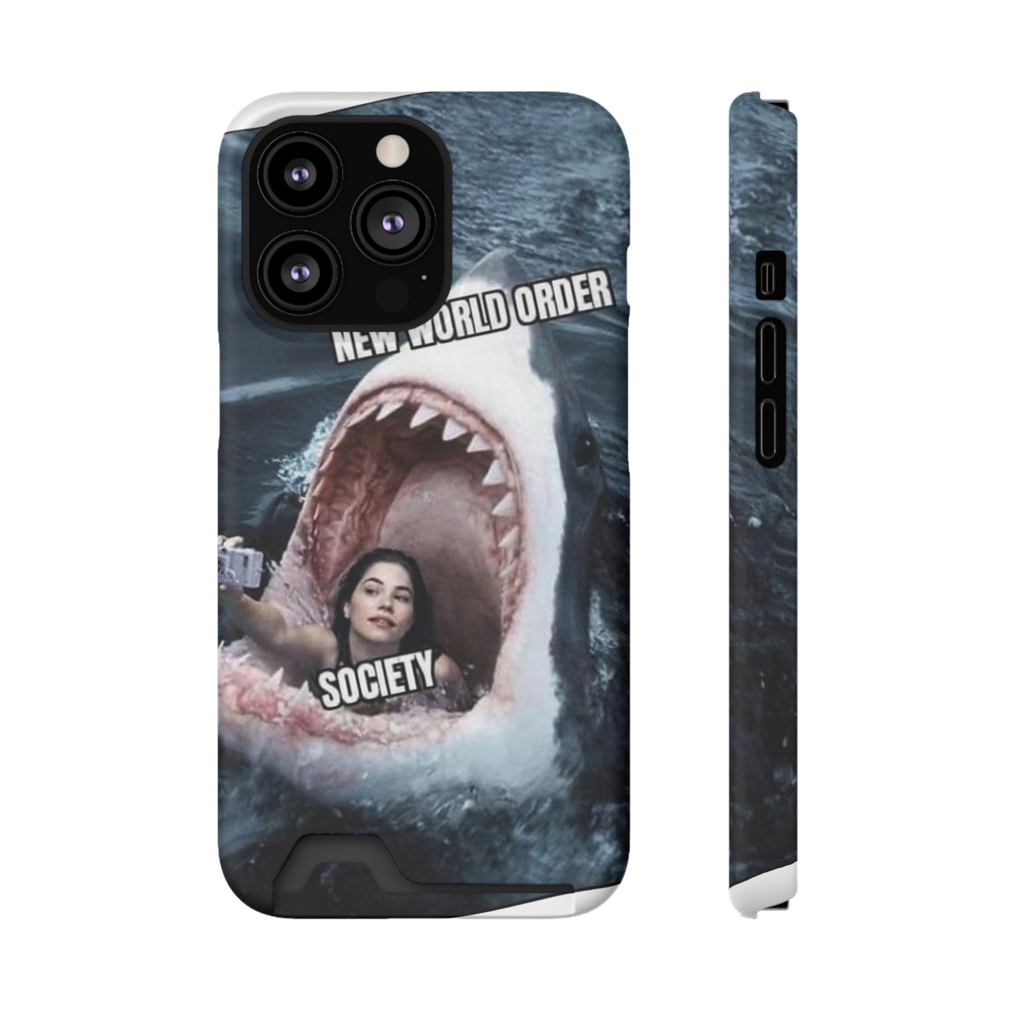 “NWO Selfie” tm Phone Case With Card Holder