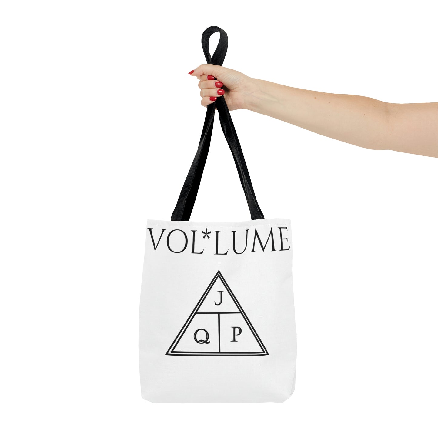 JQPs' VOL*LUME AOP Tote Bag