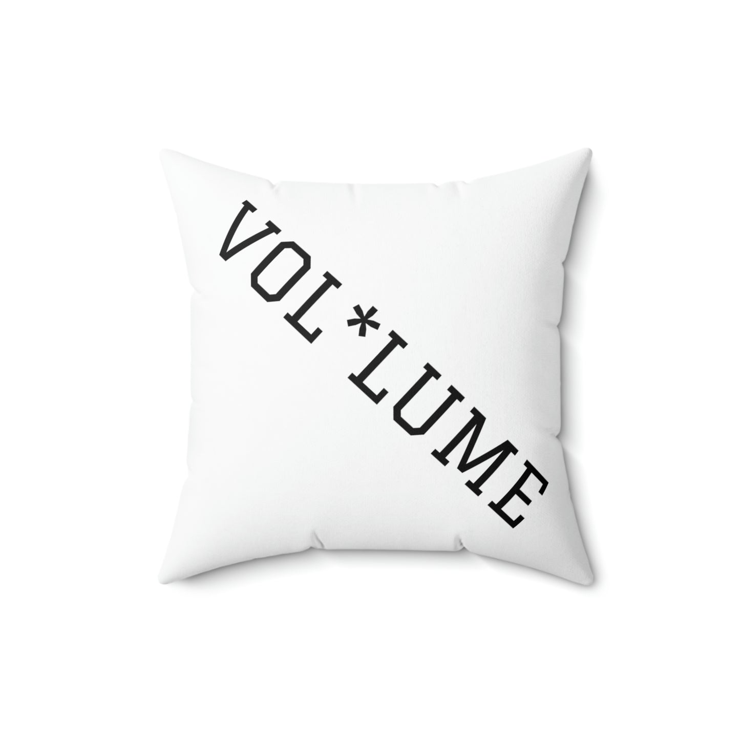 JQPs' VOL*LUME Spun Polyester Square Pillow