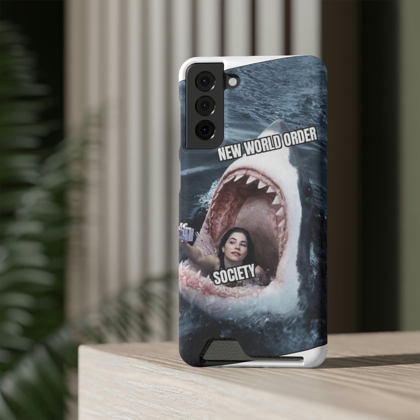 “NWO Selfie” tm Phone Case With Card Holder