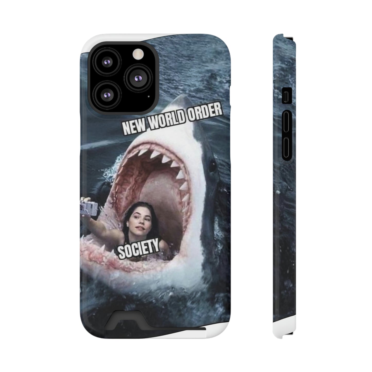 “NWO Selfie” tm Phone Case With Card Holder