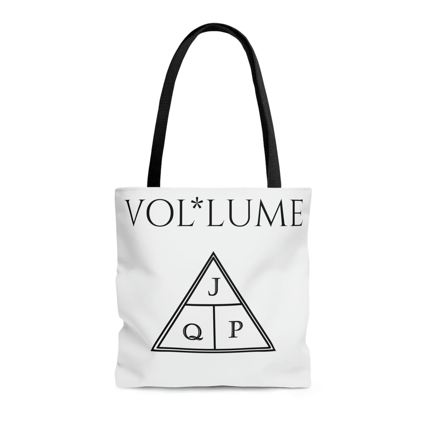 JQPs' VOL*LUME AOP Tote Bag