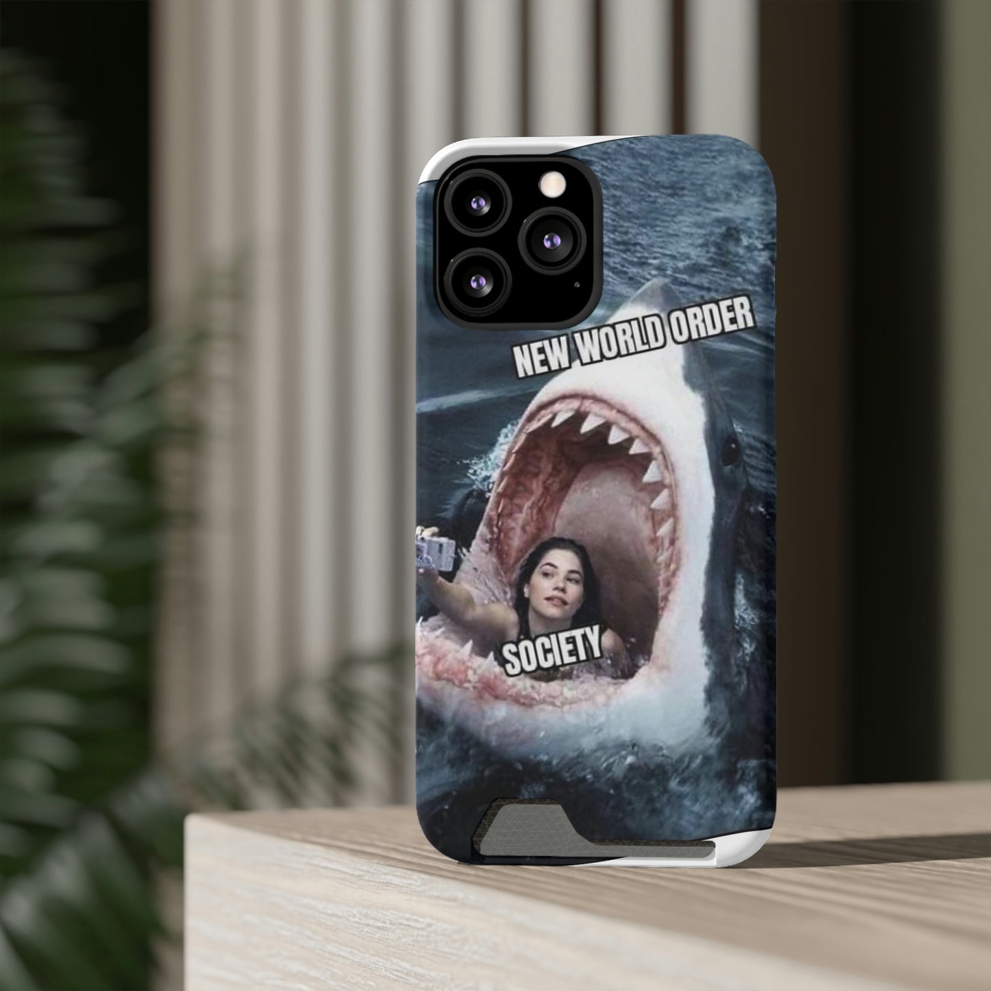 “NWO Selfie” tm Phone Case With Card Holder