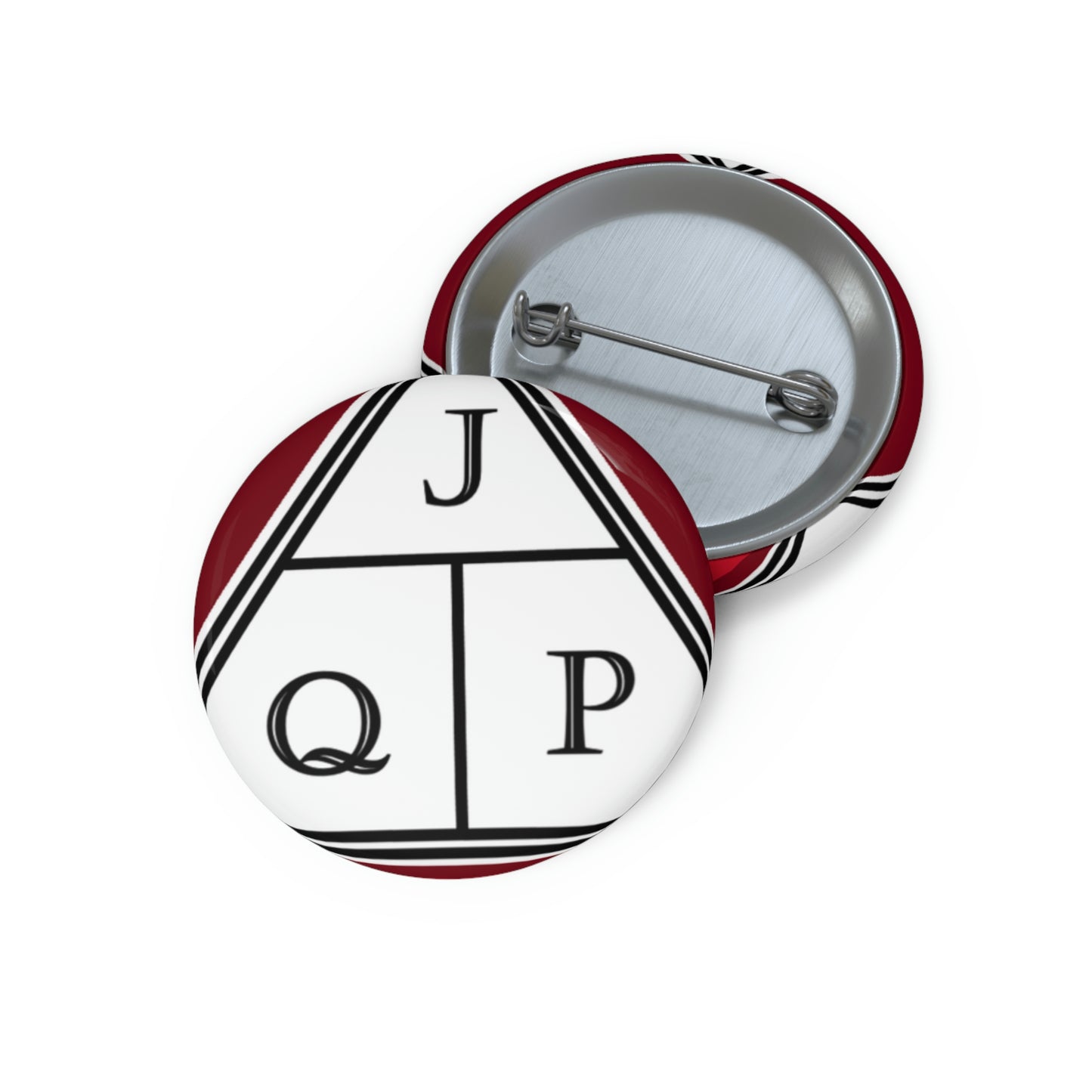 JQP Pin Buttons - Maroon