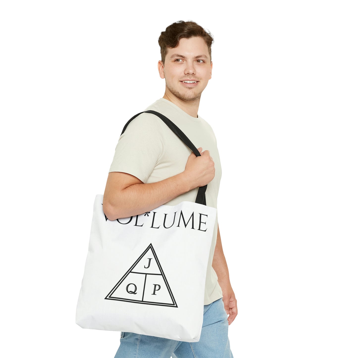 JQPs' VOL*LUME AOP Tote Bag